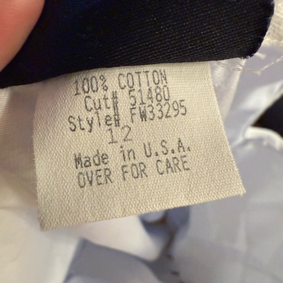 White Sleeveless Zip-Up Overall Denim Dress Size 12 - Picture 8 of 8